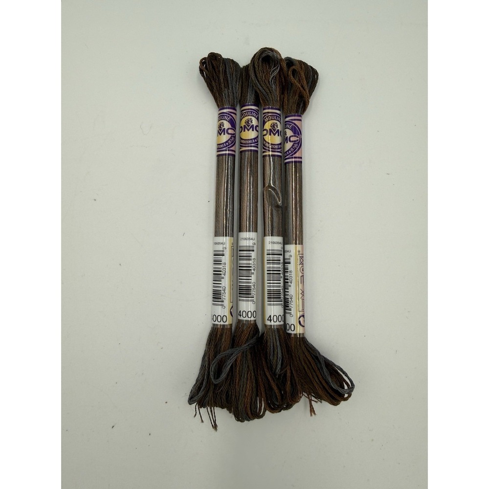 DMC Mouline Color Variations Embroidery Floss Lot Of 4 Skeins Color #4000 NWT